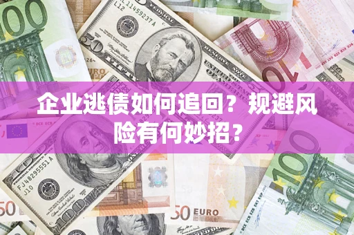 武汉企业逃债如何追回？规避风险有何妙招？
