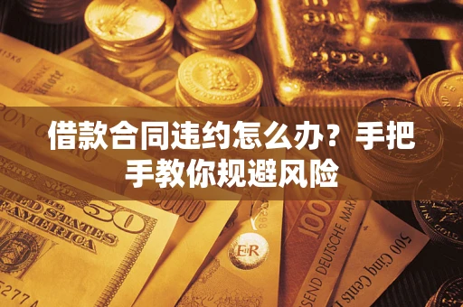 武汉借款合同违约怎么办？手把手教你规避风险