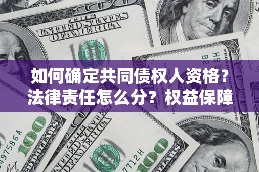 武汉如何确定共同债权人资格？法律责任怎么分？权益保障技巧揭秘！