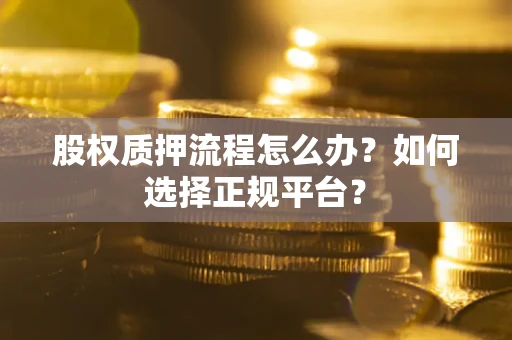 武汉股权质押流程怎么办？如何选择正规平台？