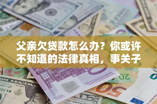 武汉父亲欠贷款怎么办？你或许不知道的法律真相，事关子女未来