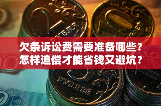 武汉欠条诉讼费需要准备哪些？怎样追偿才能省钱又避坑？