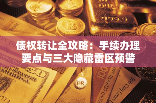 武汉债权转让全攻略：手续办理要点与三大隐藏雷区预警